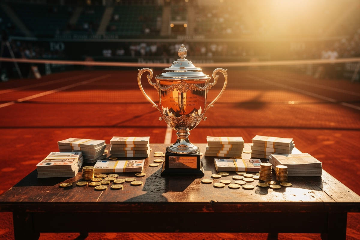 Gains Roland Garros 2026 : montants par tour et parité hommes-femmes
