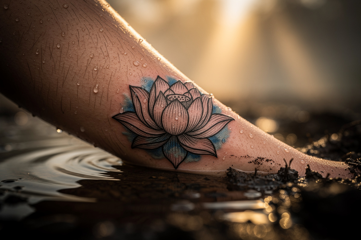Tatouage fleur de lotus : signification et symbolique complète