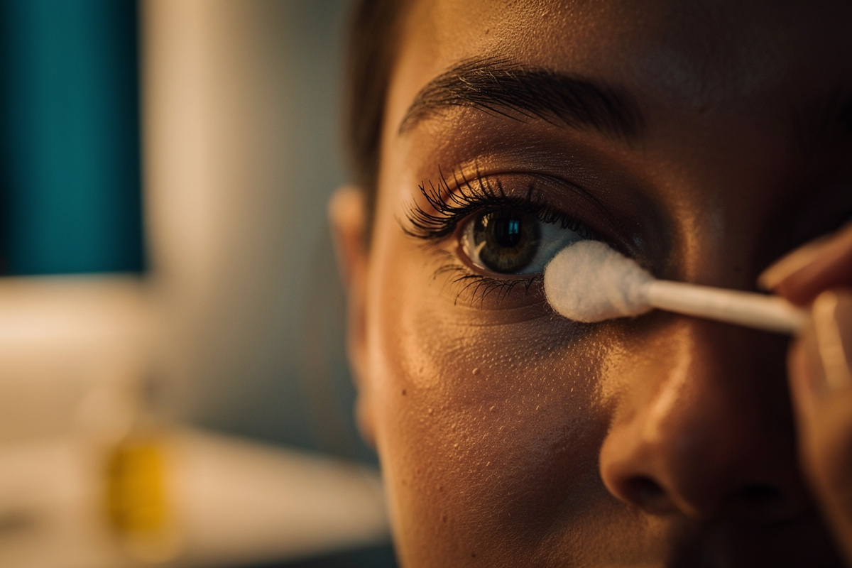 Comment enlever des résidus de colle d'extension de cils soi-même