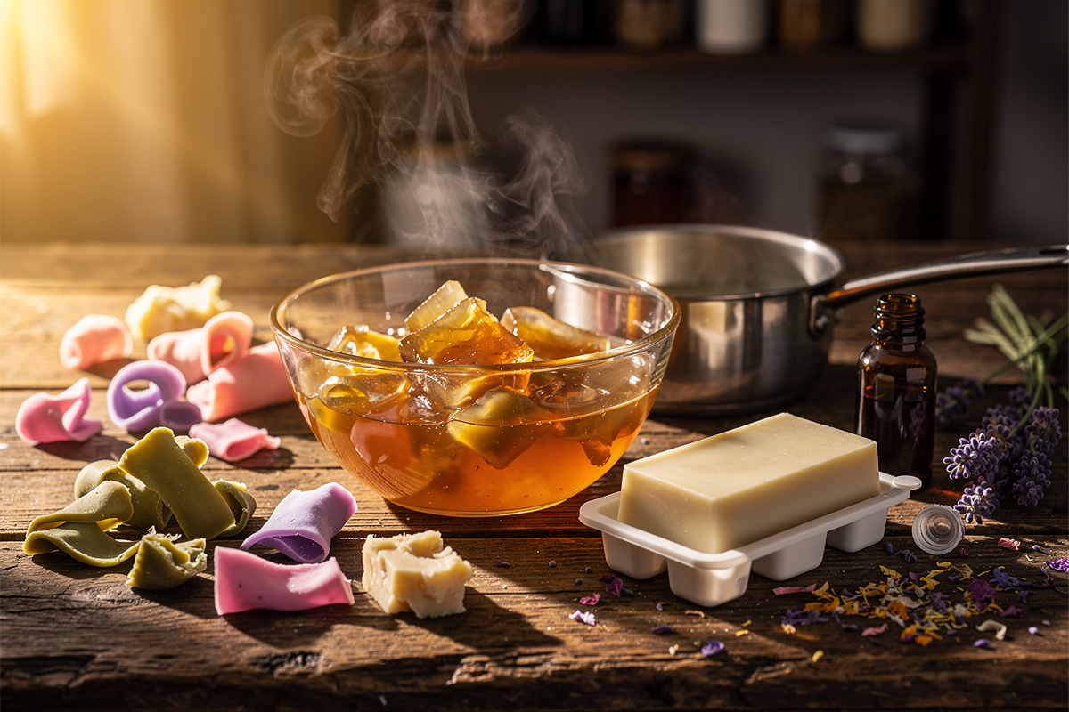 Comment faire fondre du savon sans eau ?