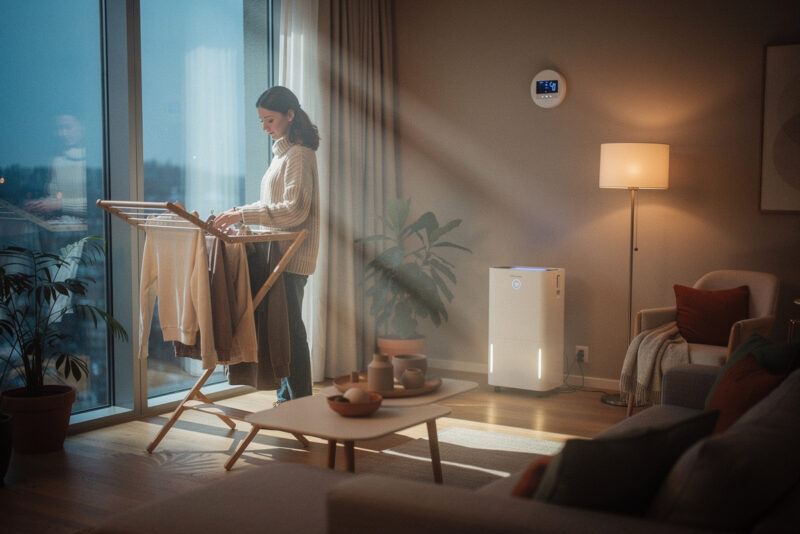 Sécher son linge en appartement : comment éviter l’humidité ?