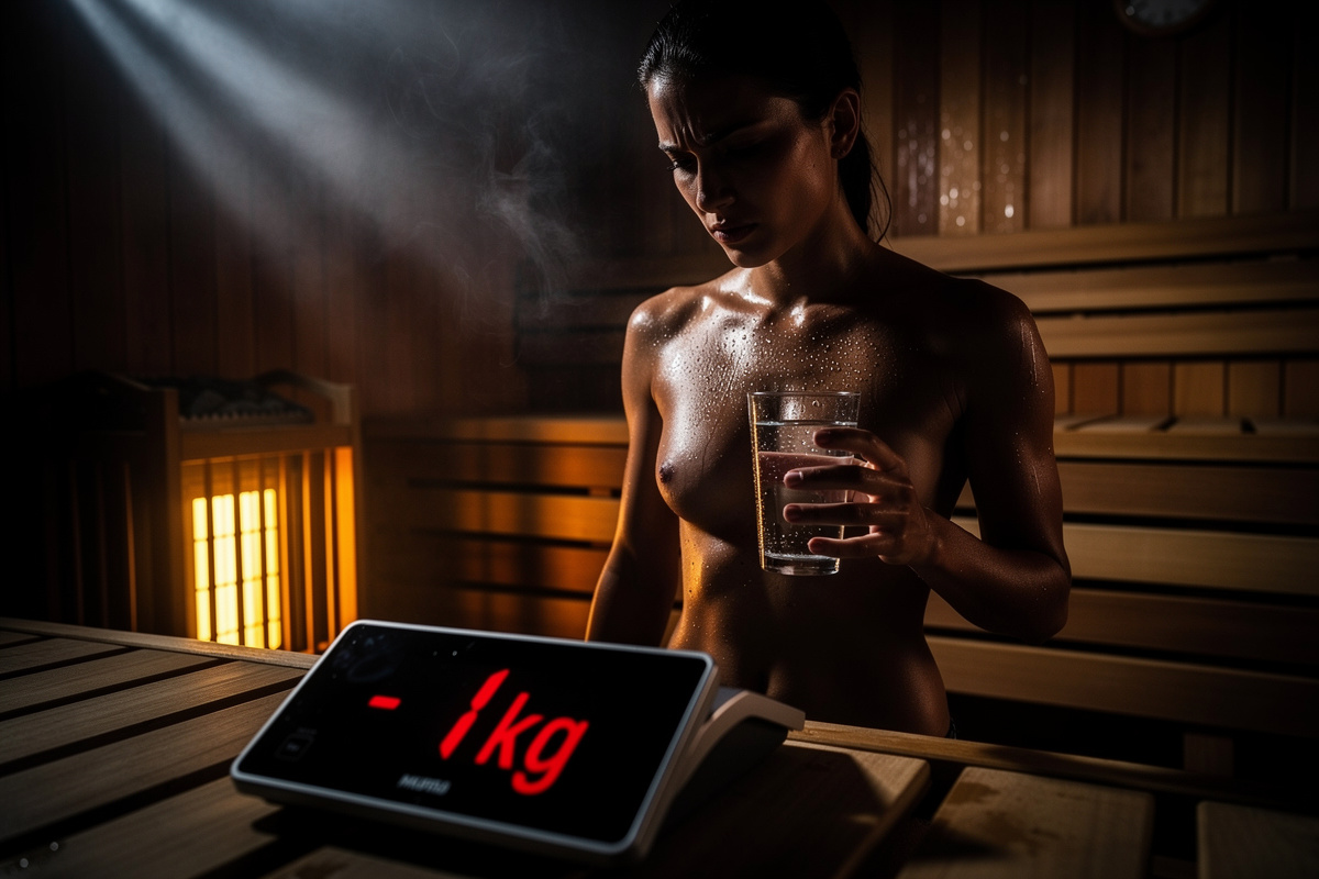 Sauna et perte de poids : attention au piège de la balance