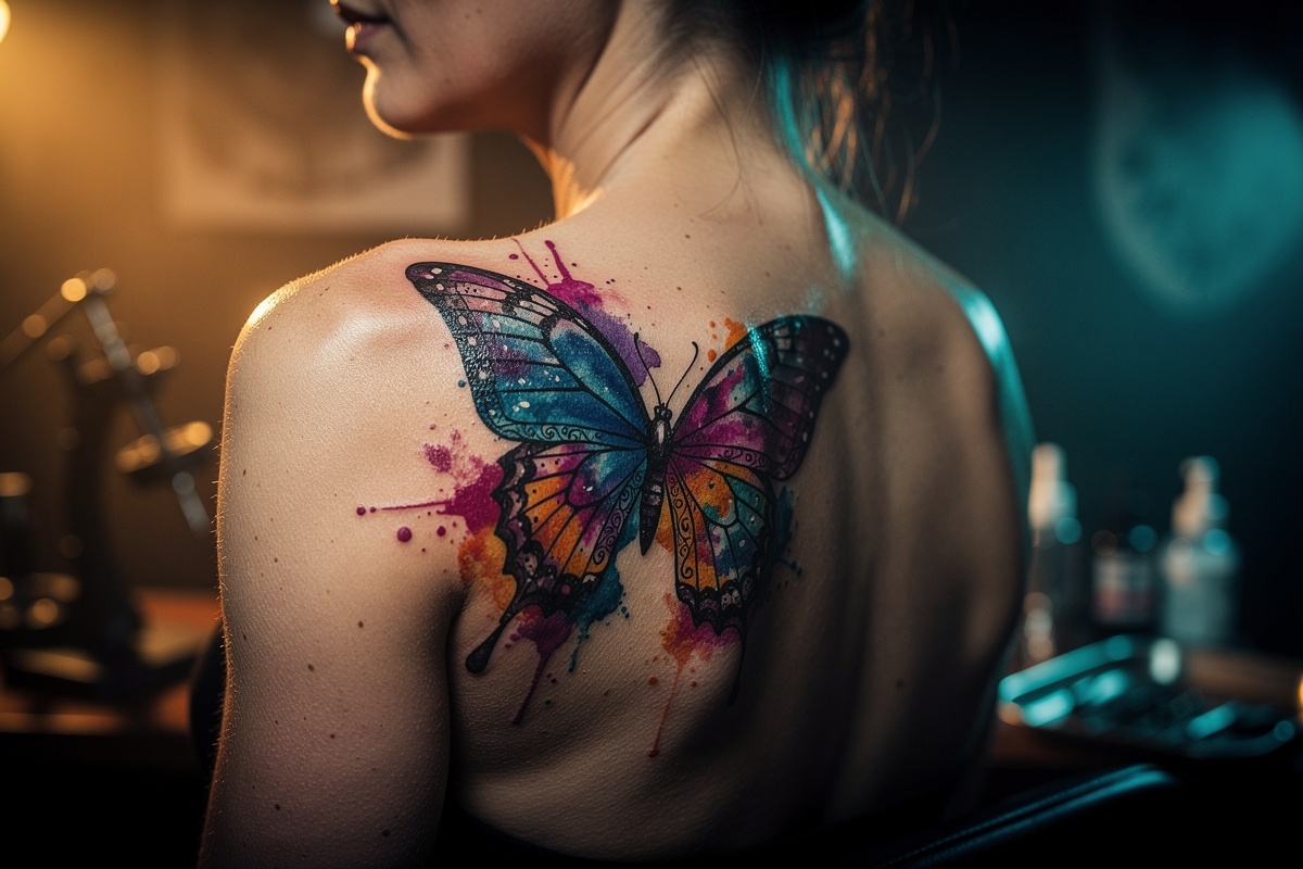 Tatouage papillon : significations, styles, prix et conseils d'entretien