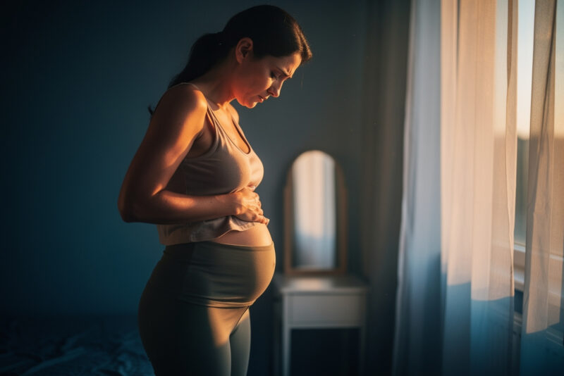 Ventre gonflé sous la poitrine chez la femme : que faire ?