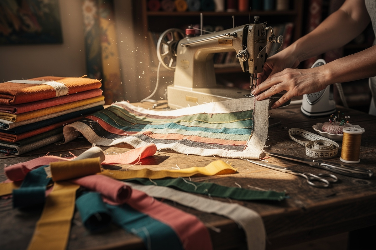 Comment faire un patchwork avec des chutes de tissus facilement